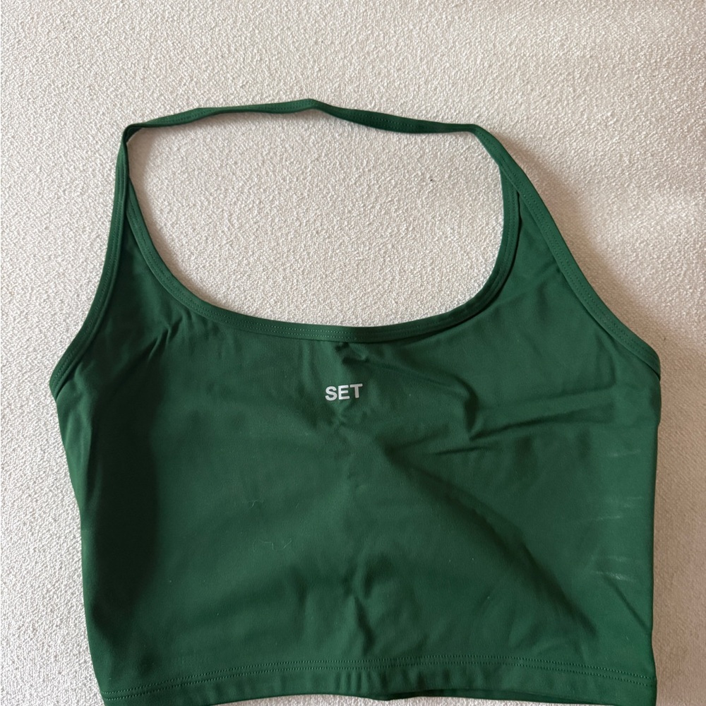 SET Active Forest Green Sports Bra